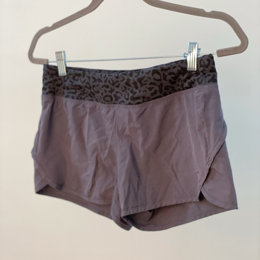 Leopard Running Fitness Shorts XS